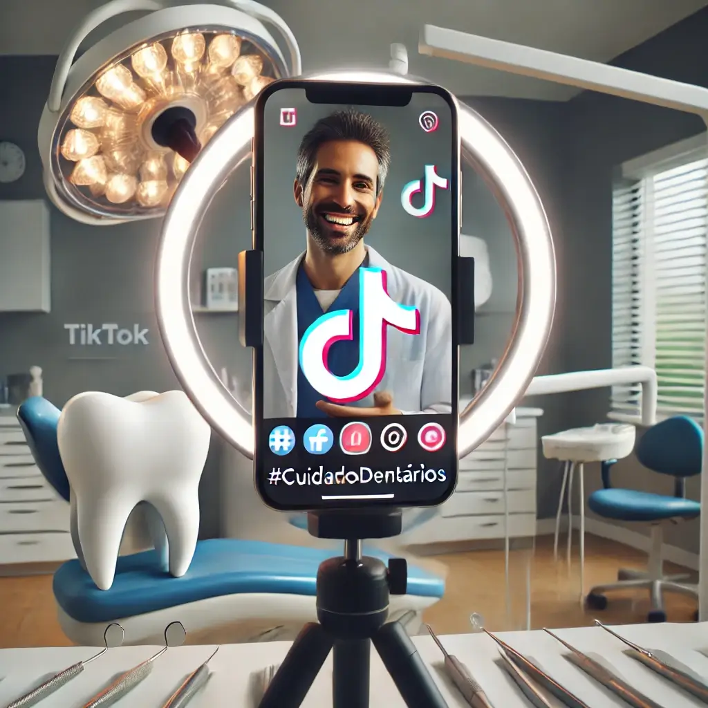 Guia para Produzir Vídeos de Cuidados Dentários no TikTok para Dentistas