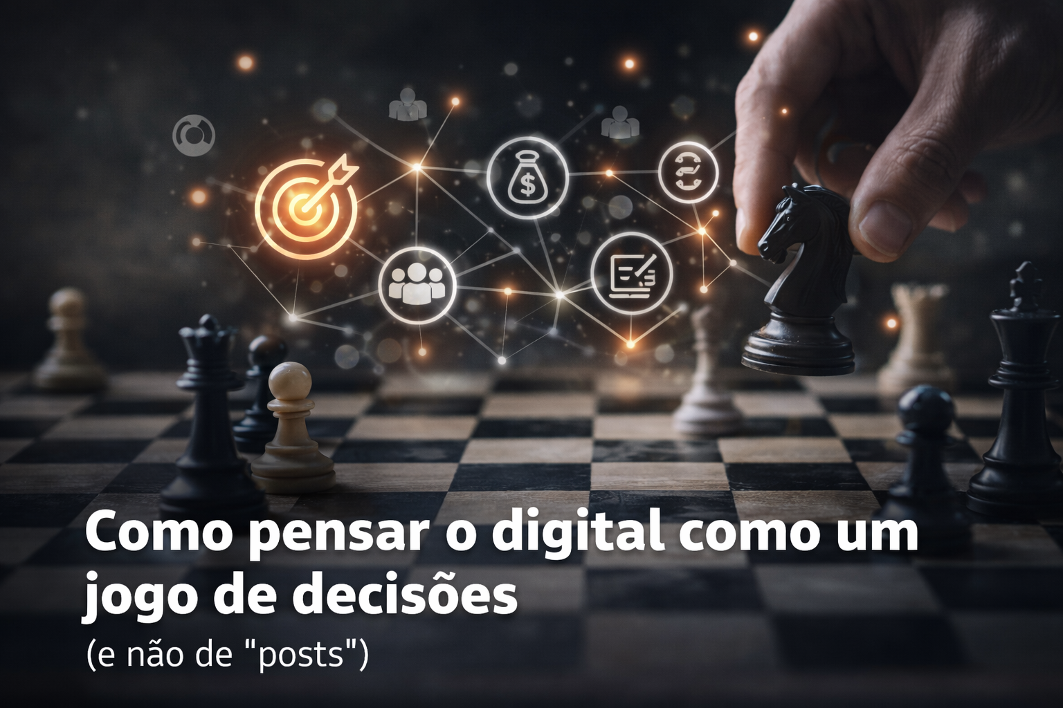 Como pensar o digital como um jogo de decisões (e não de “posts”)