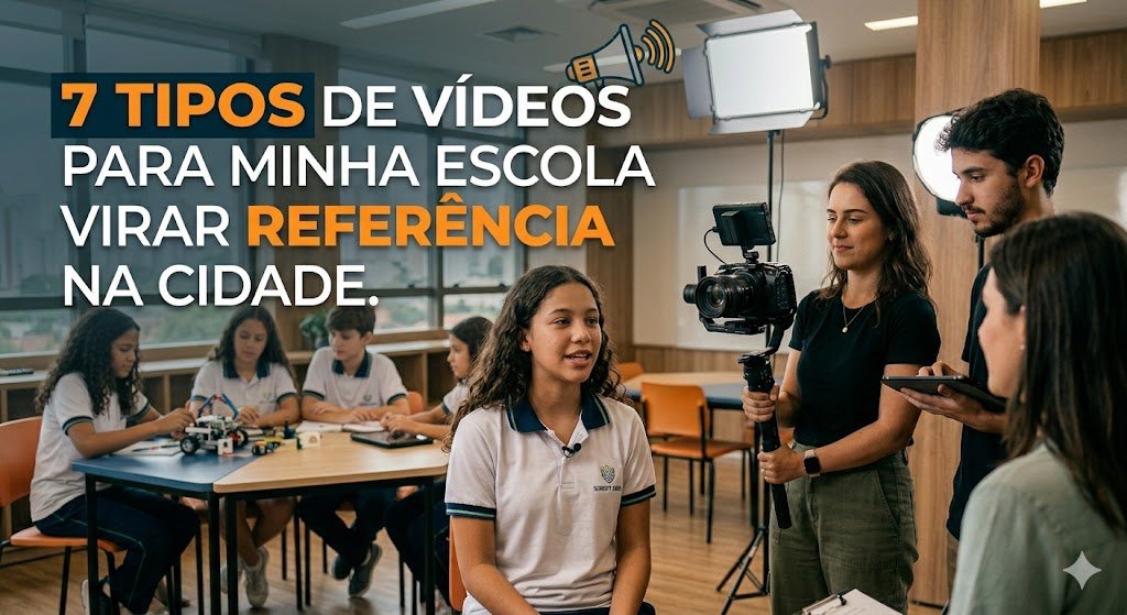 O Guia Definitivo: 7 Tipos de Vídeos para Transformar sua Escola em Referência