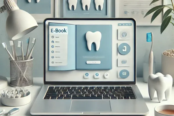 Como criar e-books sobre cuidados dentários para atrair pacientes